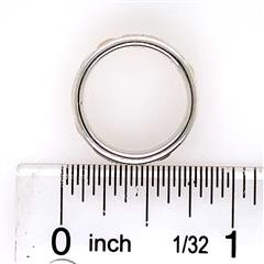 James Avery Swirl Dot Sterling Silver 14K YG Band Ring